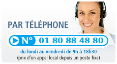 Une question ? un conseil ? de l'aide ? N° 01 80 88 48 80
