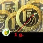1 GRAMME d'OR PUR - VERA VALOR - EXTRACTION PROPRE (LSP)