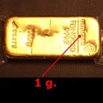 1 GRAMME d'OR PUR (LINGOT LSP)