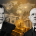 la fin des accords de Bretton Woods le 15 août 1971 par Nixon marque la réponse au désaccord de de Gaulle.