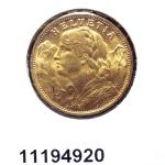 20 Francs Suisse Vreneli (1935L, 1947 et 49) 
