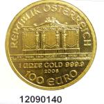 Philharmonique de Vienne 1 once - 100 Euros 
