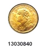 20 Francs Suisse Vreneli (1935L, 1947 et 49) 