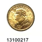 20 Francs Suisse Vreneli (1935L, 1947 et 49) 