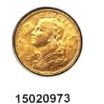 20 Francs Suisse Vreneli (1935L, 1947 et 49) 