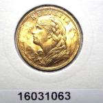 20 Francs Suisse Vreneli (1935L, 1947 et 49) 