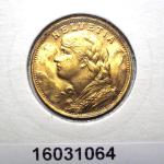 20 Francs Suisse Vreneli (1935L, 1947 et 49) 