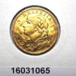 20 Francs Suisse Vreneli (1935L, 1947 et 49) 