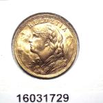 20 Francs Suisse Vreneli (1935L, 1947 et 49) 