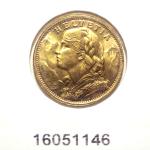 20 Francs Suisse Vreneli (1935L, 1947 et 49) 