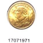 20 Francs Suisse Vreneli (1935L, 1947 et 49) 
