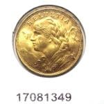 20 Francs Suisse Vreneli (1935L, 1947 et 49) 