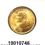 20 Francs Suisse Vreneli (1935L, 1947 et 49) 