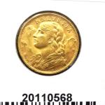 20 Francs Suisse Vreneli (1935L, 1947 et 49) 