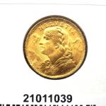 20 Francs Suisse Vreneli (1935L, 1947 et 49) 