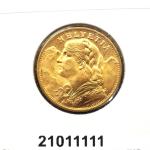 20 Francs Suisse Vreneli (1935L, 1947 et 49) 