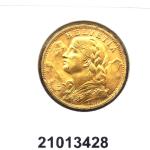 20 Francs Suisse Vreneli (1935L, 1947 et 49) 