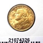 20 Francs Suisse Vreneli (1935L, 1947 et 49) 