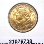 20 Francs Suisse Vreneli (1935L, 1947 et 49) 