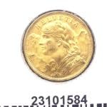 20 Francs Suisse Vreneli (1935L, 1947 et 49) 