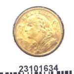 20 Francs Suisse Vreneli (1935L, 1947 et 49) 
