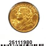 20 Francs Suisse Vreneli (1935L, 1947 et 49) 
