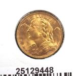 20 Francs Suisse Vreneli (1935L, 1947 et 49) 