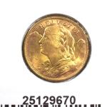 20 Francs Suisse Vreneli (1935L, 1947 et 49) 