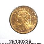 20 Francs Suisse Vreneli (1935L, 1947 et 49) 