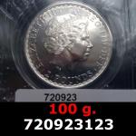 100 grammes d'argent pur - Britannia (LSP) 