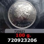 100 grammes d'argent pur - Britannia (LSP) 