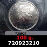 100 grammes d'argent pur - Britannia (LSP) 