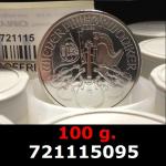 100 grammes d'argent pur - Philharmonique de Vienne (LSP) 