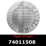 Lot 10 Vera Silver 1 once (LSP - 40MM) 