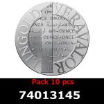Lot 10 Vera Silver 1 once (LSP - 40MM) 
