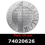 Lot 10 Vera Silver 1 once (LSP - 40MM) 