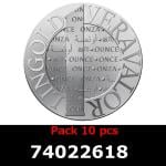 Lot 10 Vera Silver 1 once (LSP - 40MM) 