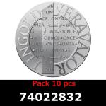 Lot 10 Vera Silver 1 once (LSP - 40MM) 