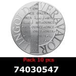Lot 10 Vera Silver 1 once (LSP - 40MM) 