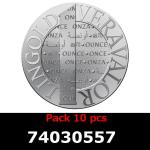 Lot 10 Vera Silver 1 once (LSP - 40MM) 