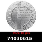 Lot 10 Vera Silver 1 once (LSP - 40MM) 
