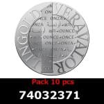 Lot 10 Vera Silver 1 once (LSP - 40MM) 