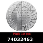 Lot 10 Vera Silver 1 once (LSP - 40MM) 