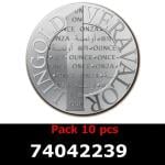 Lot 10 Vera Silver 1 once (LSP - 40MM) 