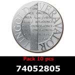 Lot 10 Vera Silver 1 once (LSP - 40MM) 