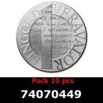 Lot 10 Vera Silver 1 once (LSP - 40MM) 
