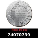 Lot 10 Vera Silver 1 once (LSP - 40MM) 