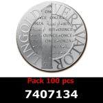 Lot 100 Vera Silver 1 once (LSP - 40MM) 