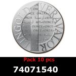 Lot 10 Vera Silver 1 once (LSP - 40MM) 