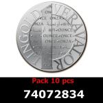 Lot 10 Vera Silver 1 once (LSP - 40MM) 
